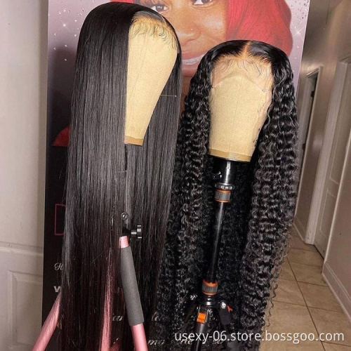Wholesale Cheap Invisible HD Lace Front Wig,Super Thin HD Transparent Swiss Lace Wig,13x4 13x6 100% Virgin Human Hair Wig